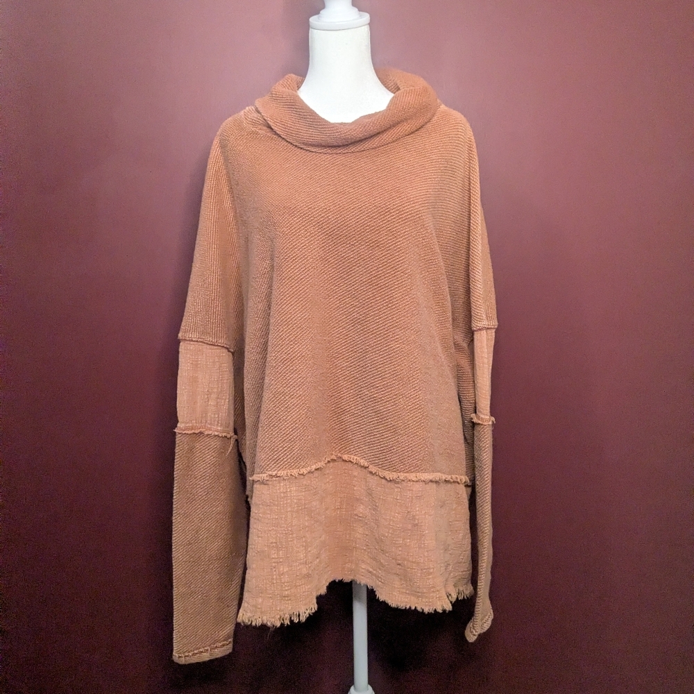 Free People Zoe Cowl Neck Pullover